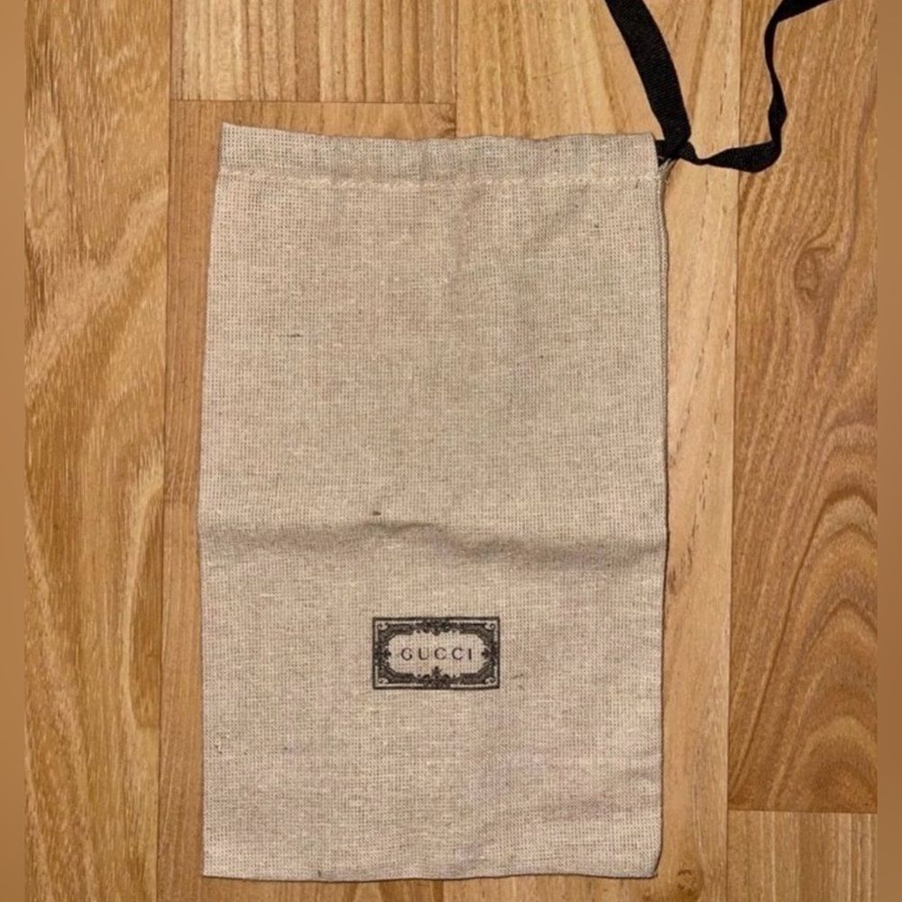 Brown and Black Small Gucci Dustbag Brown and Black Small Gucci Dustbag